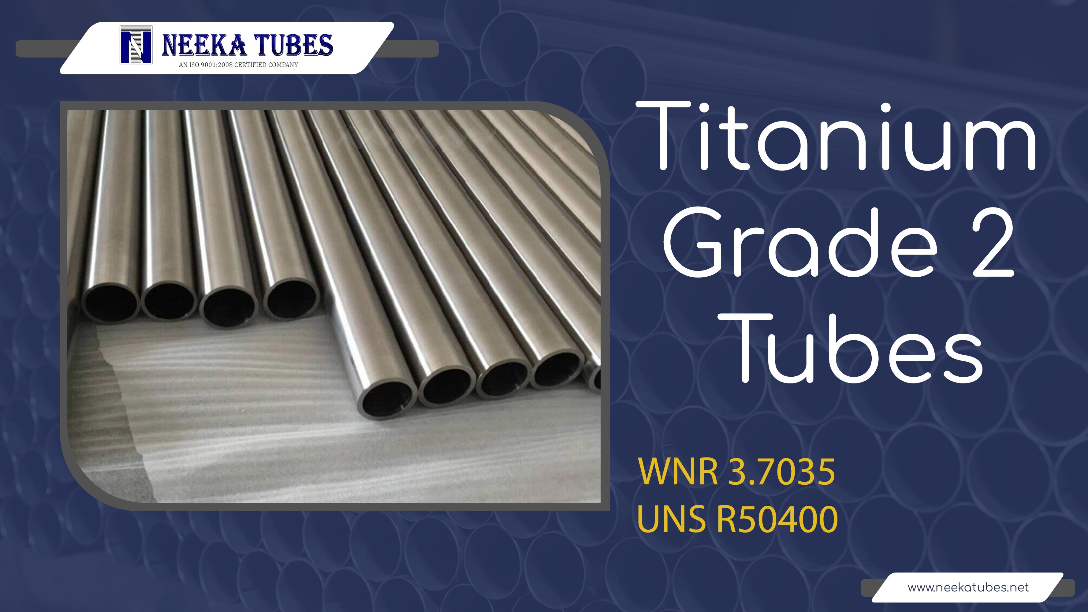 Tittanium grade 2 tubes